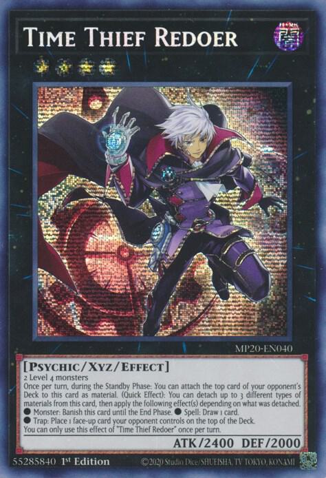 Time Thief Redoer MP20-EN040 card from 2020 Tin of Lost Memories