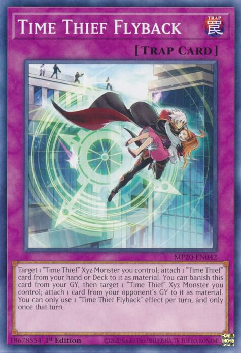 Time Thief Flyback MP20-EN042 card from 2020 Tin of Lost Memories