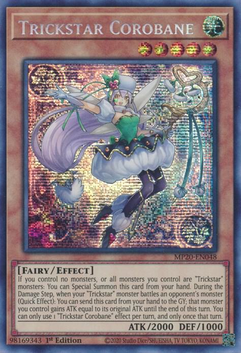 Trickstar Corobane MP20-EN048 card from 2020 Tin of Lost Memories