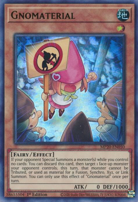 Gnomaterial MP20-EN050 card from 2020 Tin of Lost Memories