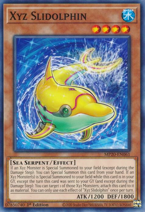 Xyz Slidolphin MP20-EN061 card from 2020 Tin of Lost Memories