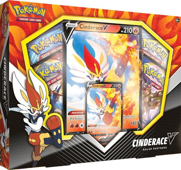 Galar Partners Box [Cinderace V] card from SWSH01: Sword & Shield Base Set