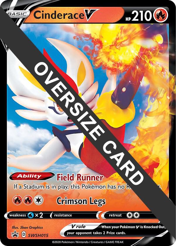 Cinderace V SWSH015 card from Jumbo Cards