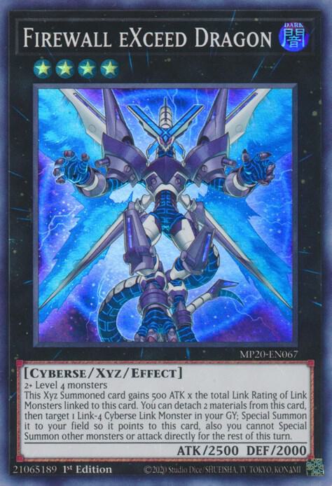 Firewall eXceed Dragon MP20-EN067 card from 2020 Tin of Lost Memories