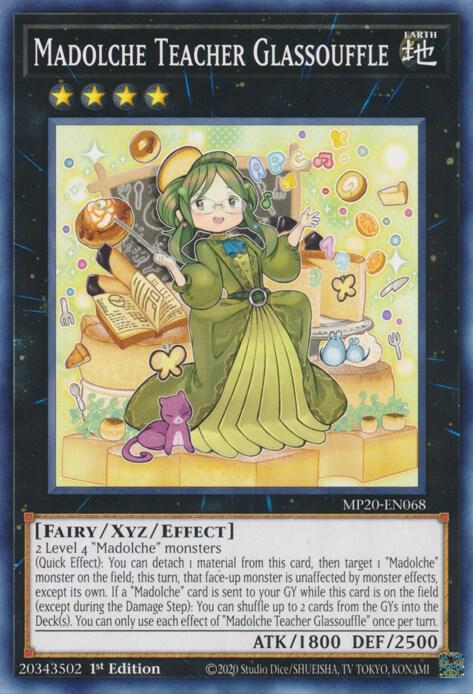 Madolche Teacher Glassouffle MP20-EN068 card from 2020 Tin of Lost Memories