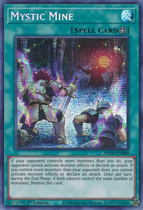 Mystic Mine MP20-EN080 card from 2020 Tin of Lost Memories