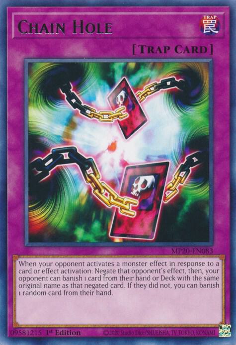 Chain Hole MP20-EN083 card from 2020 Tin of Lost Memories