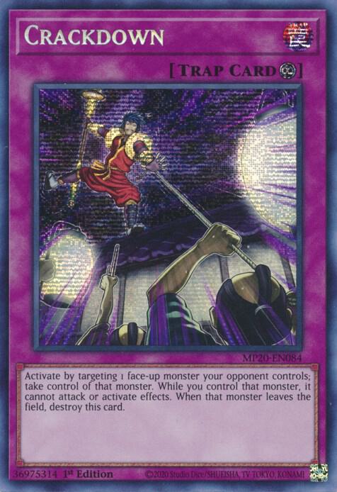 Crackdown MP20-EN084 card from 2020 Tin of Lost Memories