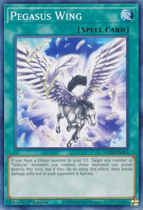 Pegasus Wing MP20-EN092 card from 2020 Tin of Lost Memories