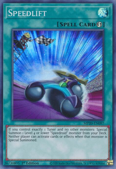Speedlift MP20-EN097 card from 2020 Tin of Lost Memories