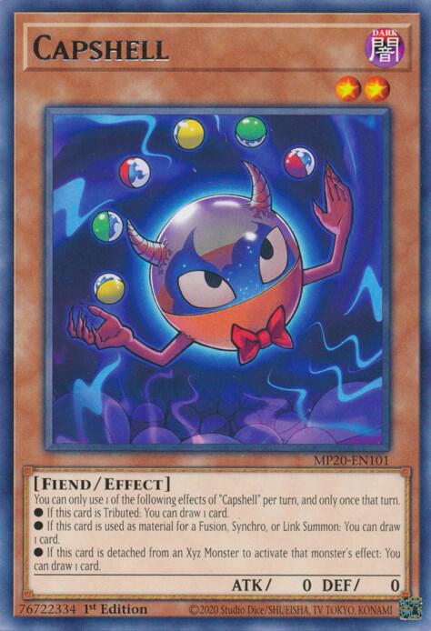 Capshell MP20-EN101 card from 2020 Tin of Lost Memories
