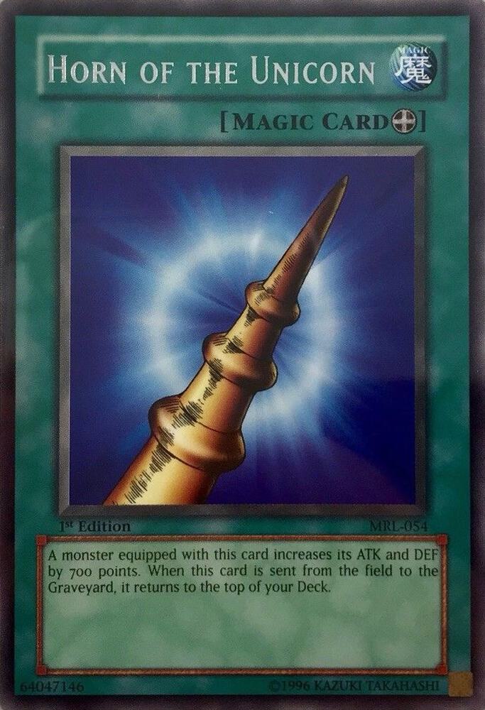 Horn of the Unicorn MRL-054 card from Magic Ruler