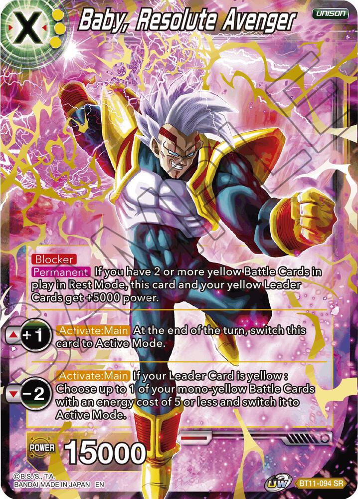 Baby, Resolute Avenger BT11-094 card from Vermilion Bloodline