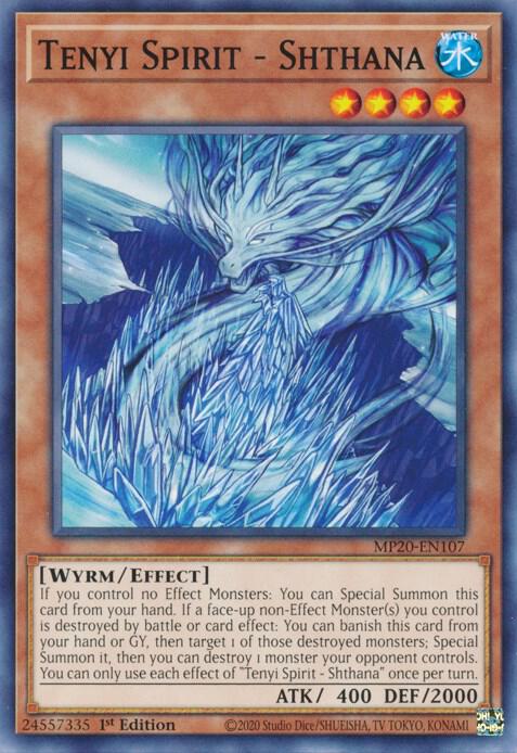 Tenyi Spirit - Shthana MP20-EN107 card from 2020 Tin of Lost Memories