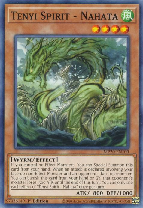 Tenyi Spirit - Nahata MP20-EN109 card from 2020 Tin of Lost Memories