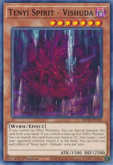 Tenyi Spirit - Vishuda MP20-EN110 card from 2020 Tin of Lost Memories