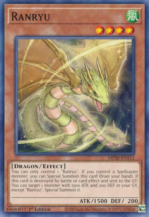 Ranryu MP20-EN112 card from 2020 Tin of Lost Memories