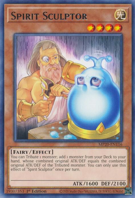 Spirit Sculptor MP20-EN116 card from 2020 Tin of Lost Memories