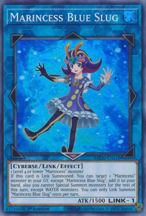 Marincess Blue Slug MP20-EN118 card from 2020 Tin of Lost Memories