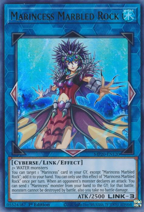 Marincess Marbled Rock MP20-EN120 card from 2020 Tin of Lost Memories