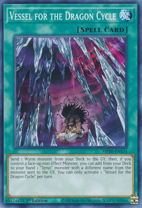 Vessel for the Dragon Cycle MP20-EN131 card from 2020 Tin of Lost Memories