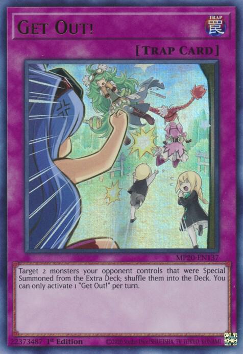 Get Out! MP20-EN137 card from 2020 Tin of Lost Memories