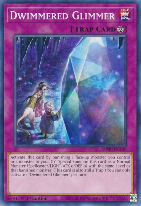 Dwimmered Glimmer MP20-EN139 card from 2020 Tin of Lost Memories