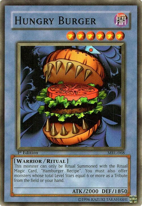 Hungry Burger MRL-068 card from Magic Ruler