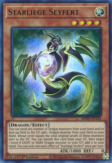 Starliege Seyfert MP20-EN158 card from 2020 Tin of Lost Memories