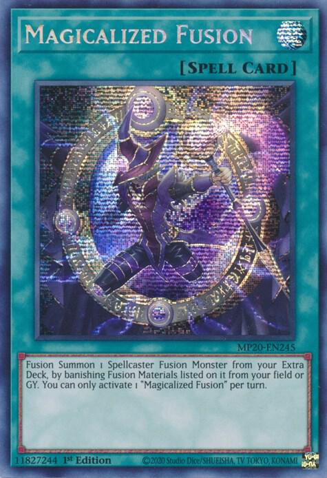 Magicalized Fusion MP20-EN245 card from 2020 Tin of Lost Memories