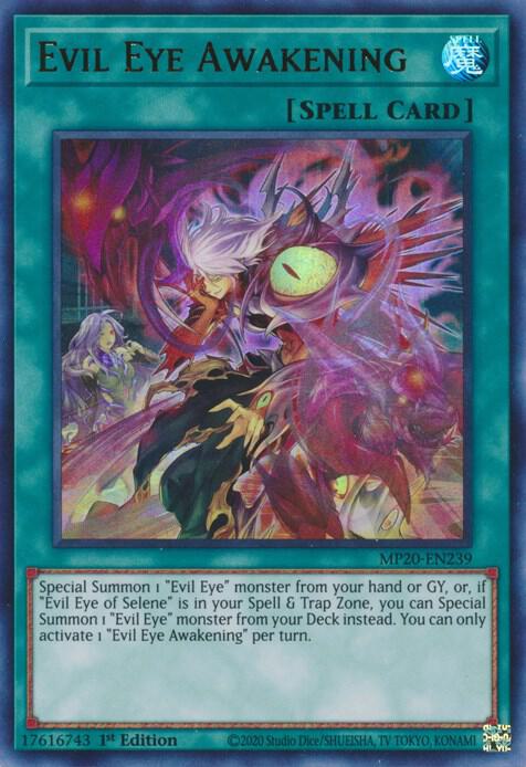 Evil Eye Awakening MP20-EN239 card from 2020 Tin of Lost Memories