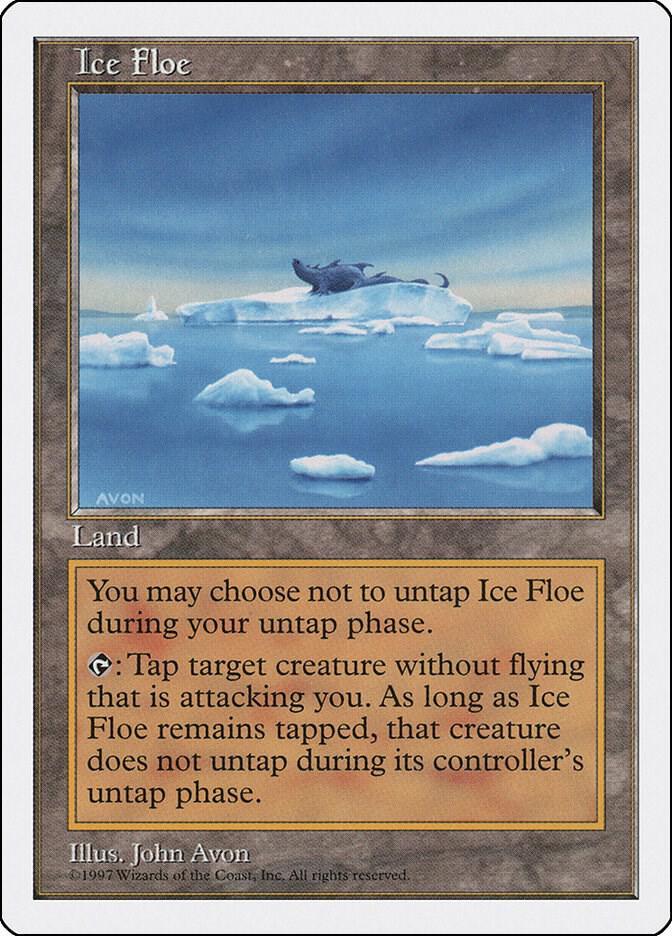 Ice Floe card from Fifth Edition