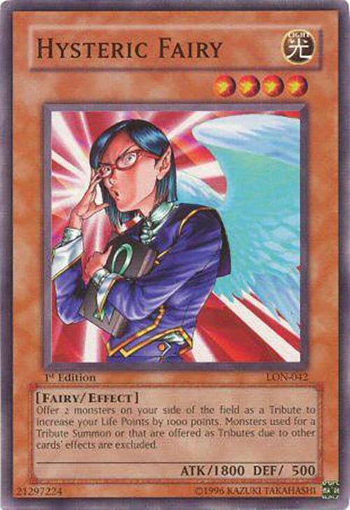 Hysteric Fairy LON-042 card from Labyrinth of Nightmare
