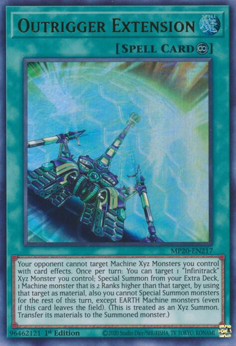 Outrigger Extension MP20-EN217 card from 2020 Tin of Lost Memories