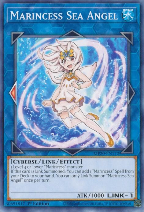 Marincess Sea Angel MP20-EN172 card from 2020 Tin of Lost Memories