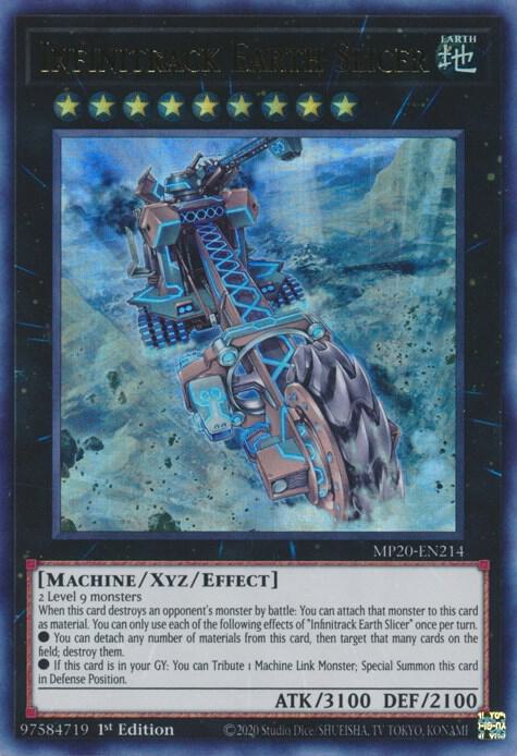 Infinitrack Earth Slicer MP20-EN214 card from 2020 Tin of Lost Memories