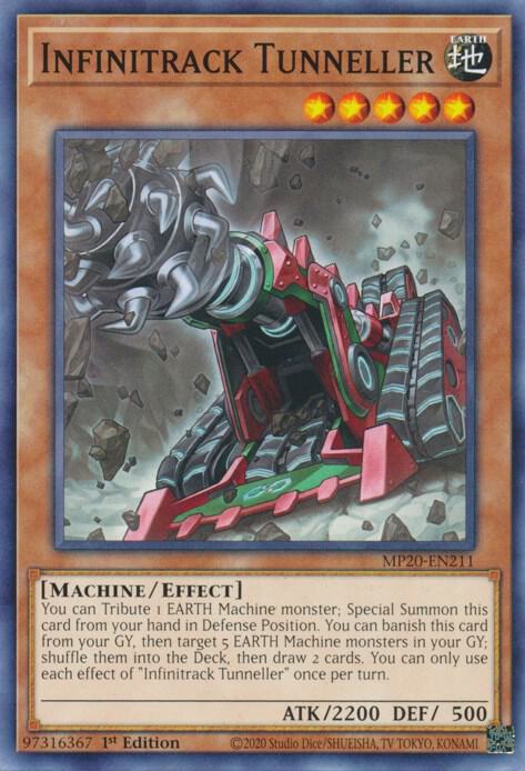 Infinitrack Tunneller MP20-EN211 card from 2020 Tin of Lost Memories