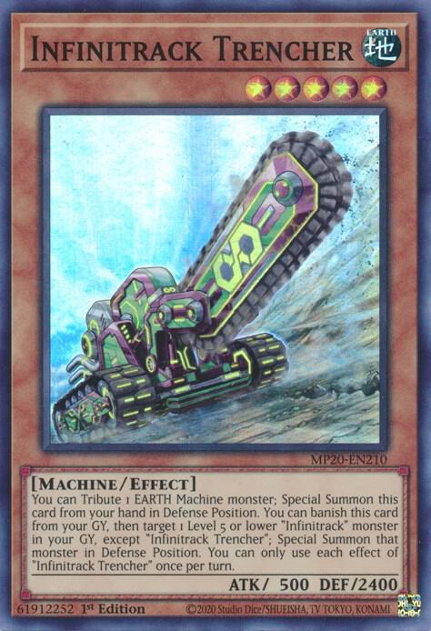 Infinitrack Trencher MP20-EN210 card from 2020 Tin of Lost Memories
