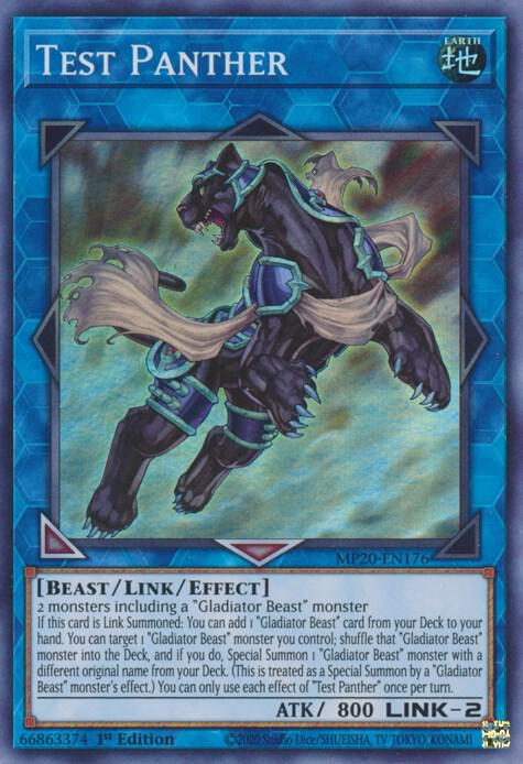 Test Panther MP20-EN176 card from 2020 Tin of Lost Memories