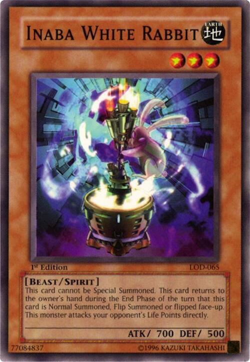 Inaba White Rabbit LOD-065 card from Legacy of Darkness