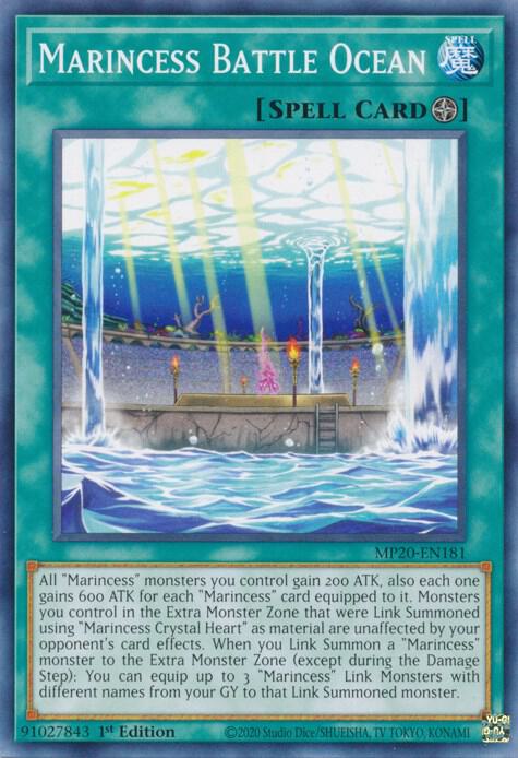 Marincess Battle Ocean MP20-EN181 card from 2020 Tin of Lost Memories