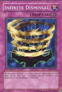 Infinite Dismissal PSV-072 card from Pharaoh's Servant