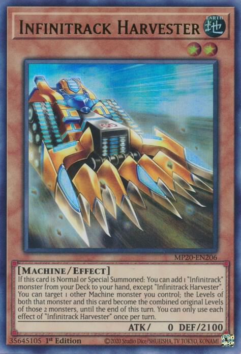 Infinitrack Harvester MP20-EN206 card from 2020 Tin of Lost Memories