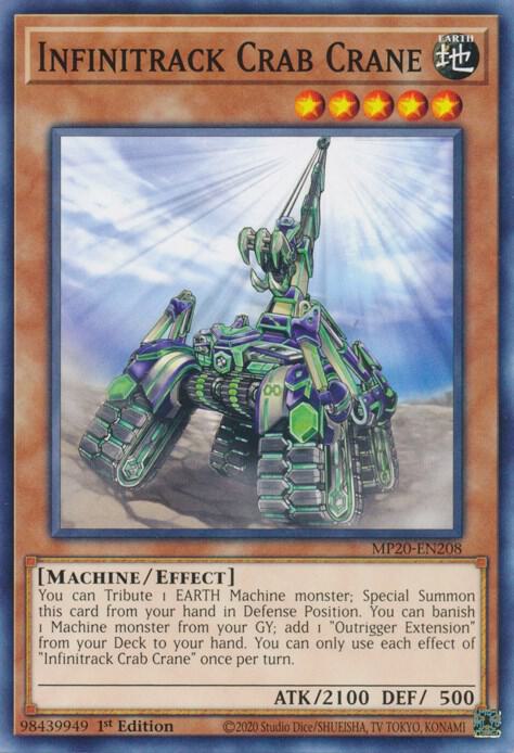 Infinitrack Crab Crane MP20-EN208 card from 2020 Tin of Lost Memories