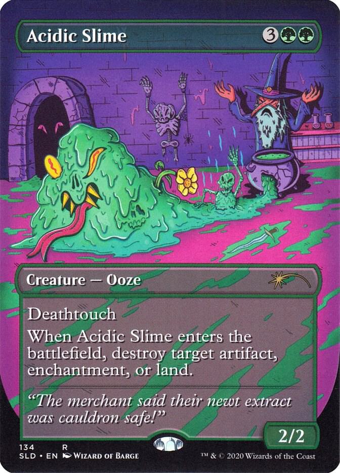 Acidic Slime 134 card from Secret Lair Drop Series