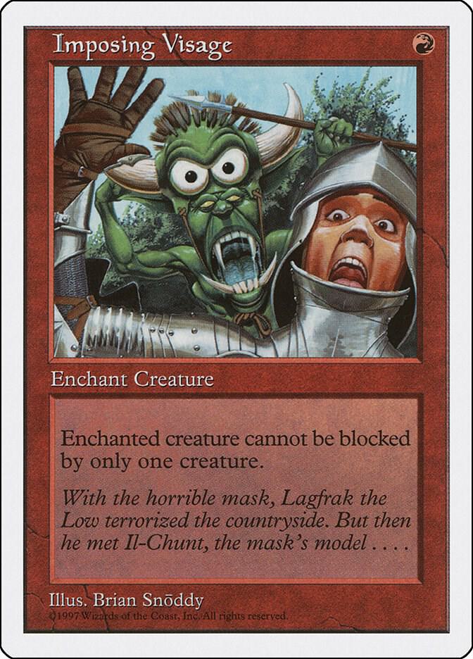 Imposing Visage card from Fifth Edition