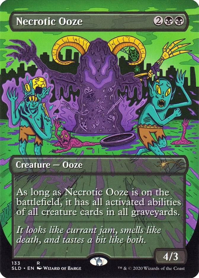 Necrotic Ooze 133 card from Secret Lair Drop Series