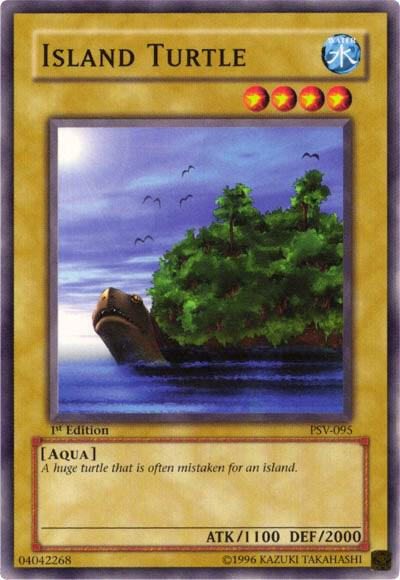Island Turtle PSV-095 card from Pharaoh's Servant