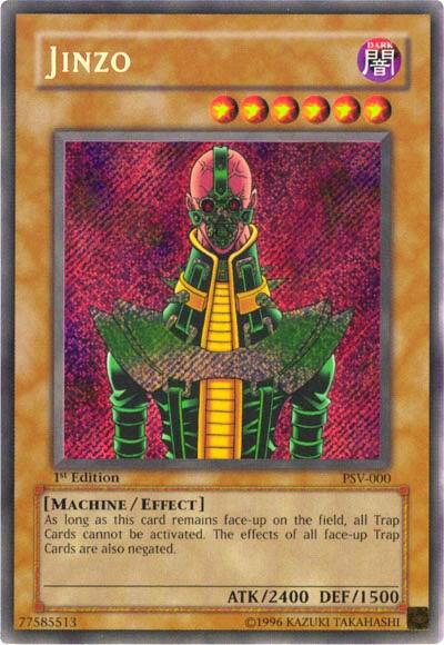 Jinzo PSV-000 card from Pharaoh's Servant