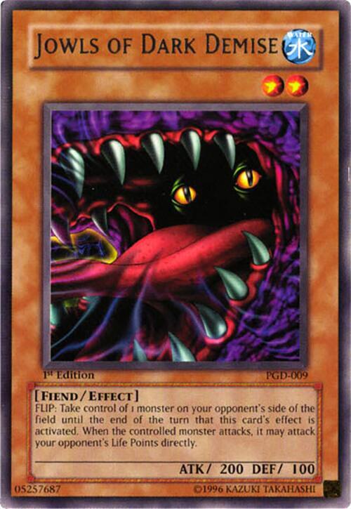 Jowls of Dark Demise PGD-009 card from Pharaonic Guardian